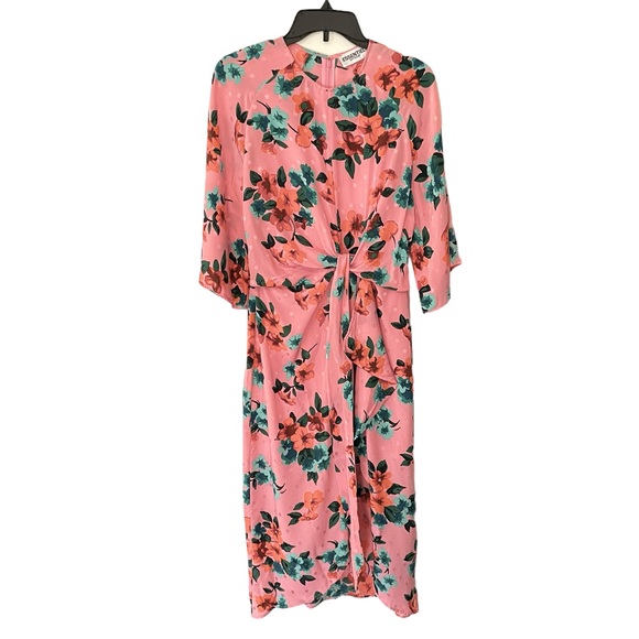 ESSENTIEL ANTWERP | Vayen Draped Detail Dress in Firenze Fraise, Size 4 - Picture 7 of 13